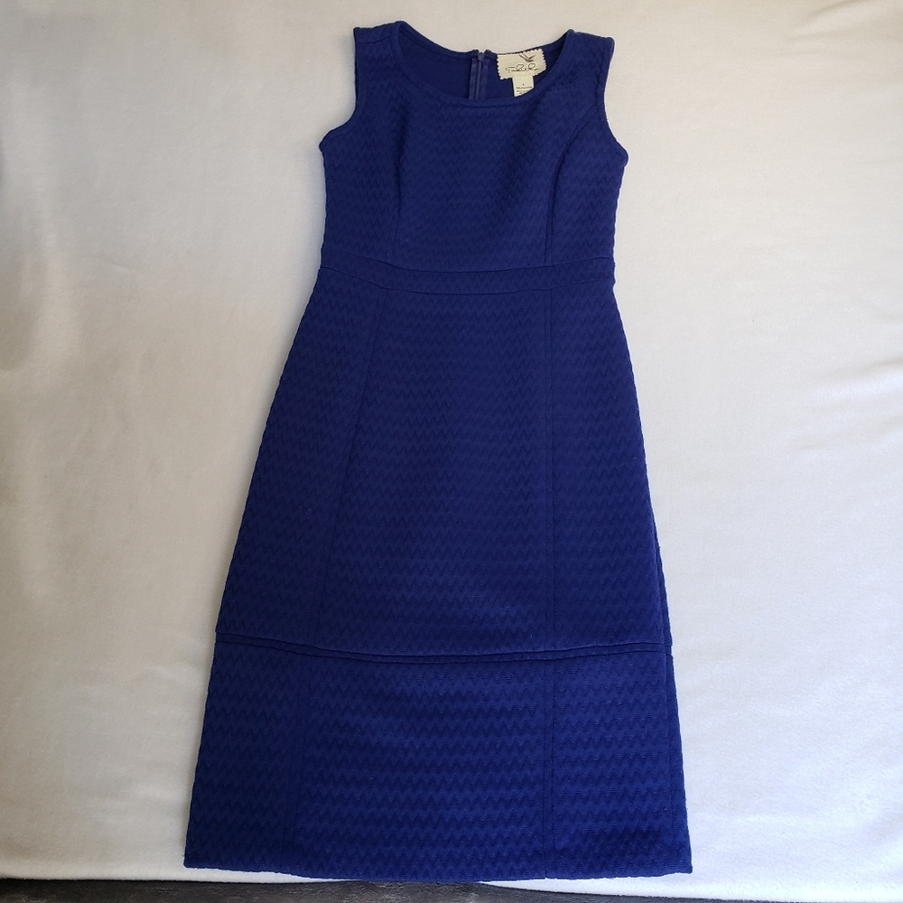 Tabitha quilted royal Blue Sleeveless Dress size 4